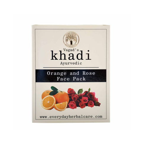 Vagad's Khadi Orange & Rose Face Pack Powder 100 g